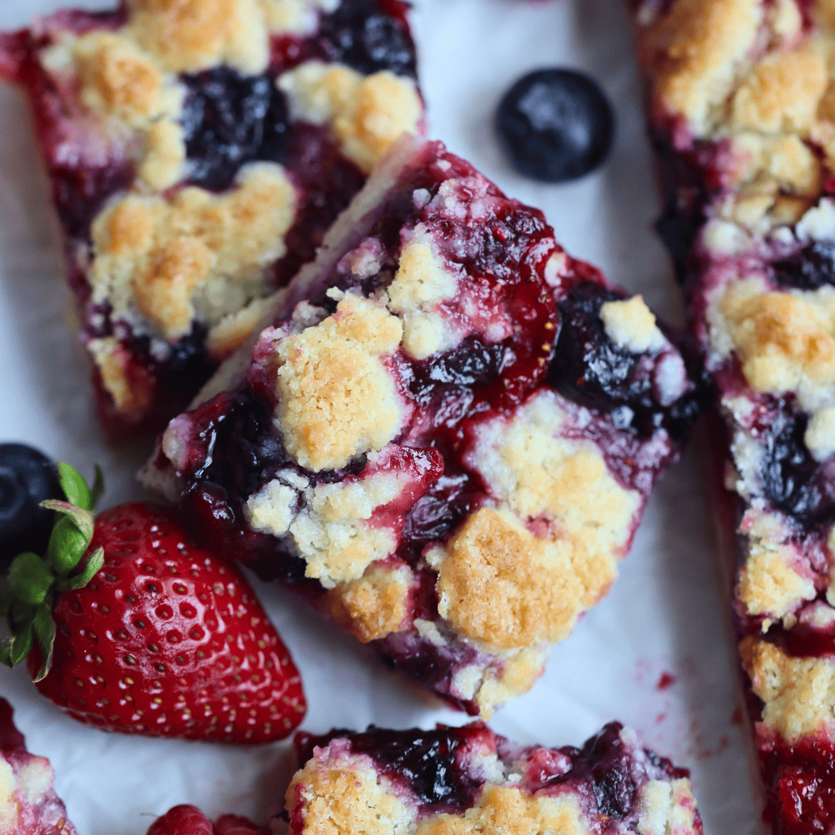 Sourdough Mixed Crumble Bars