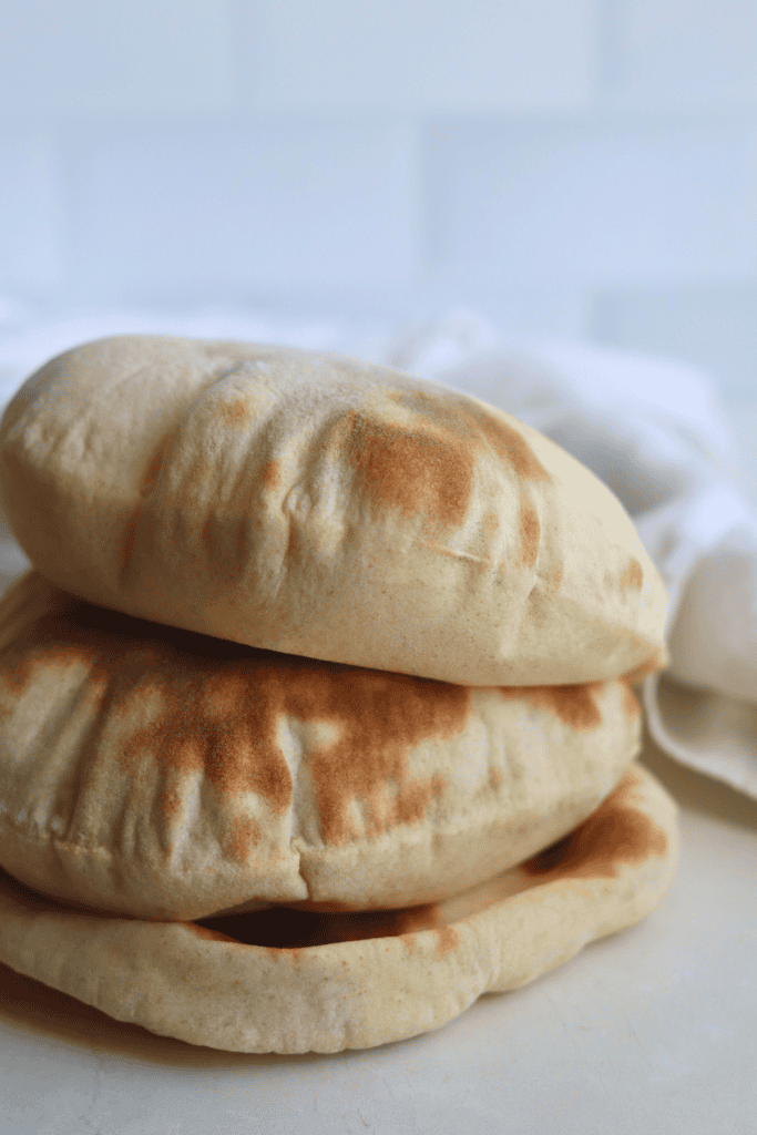 sourdough discard pita bread