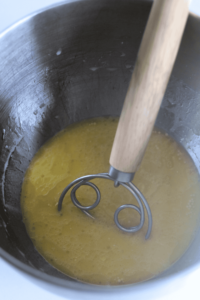 Mixed wet ingredients