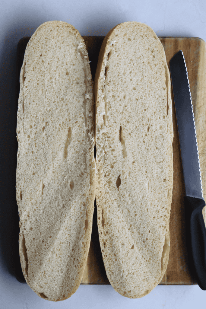 sliced loaf of bread