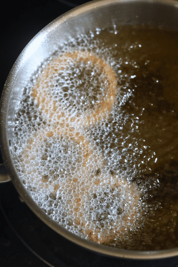 deep fried sourdough onion rings