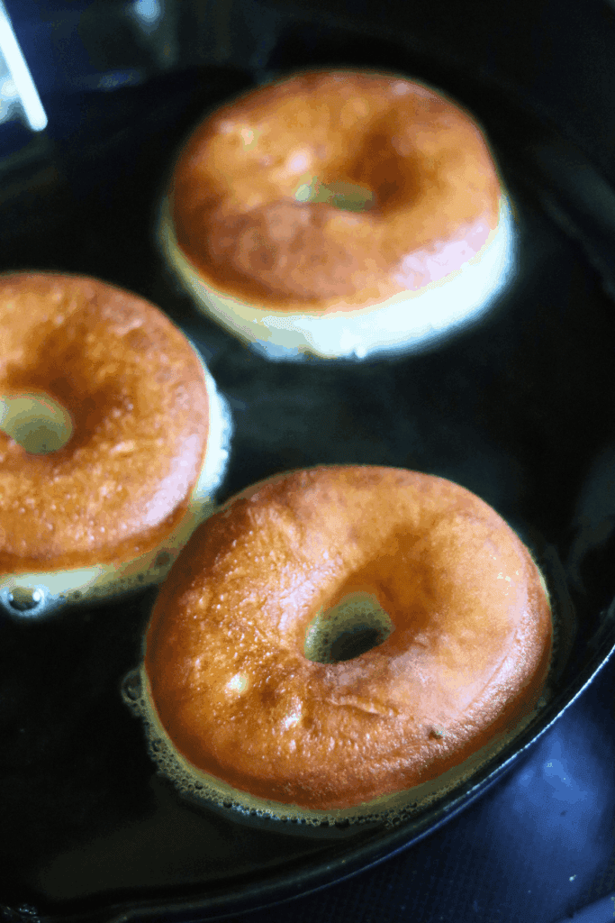 golden brown sourdough discard donuts