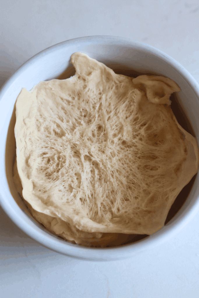sweet stiff starter in a bowl