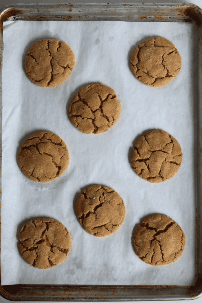 baked sourdough peanut butter cookies