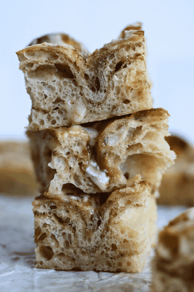 sourdough cinnamon roll focaccia