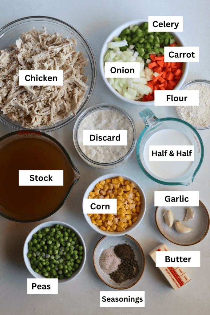 chicken pot pie ingredients