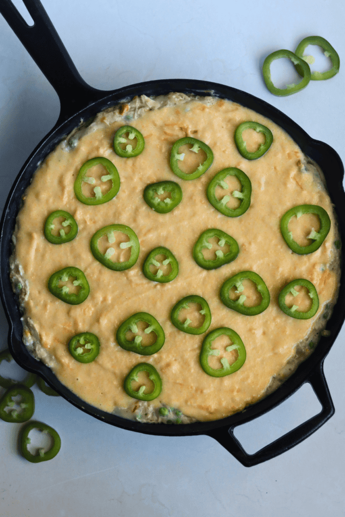 chicken pot pie with jalapeno peppers