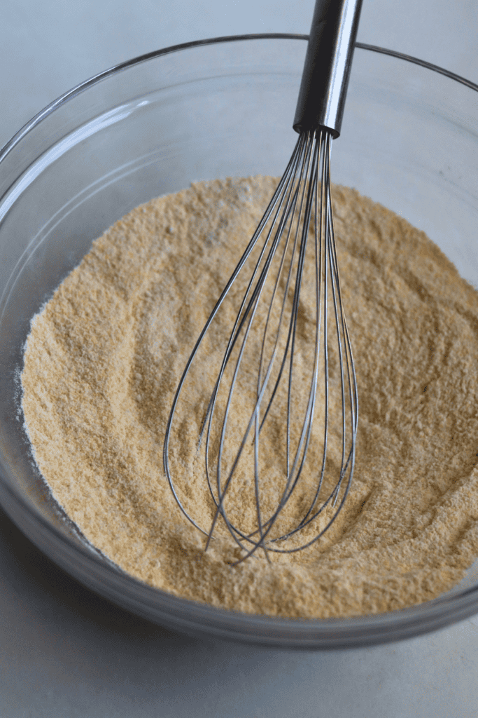 whisked dry ingredients