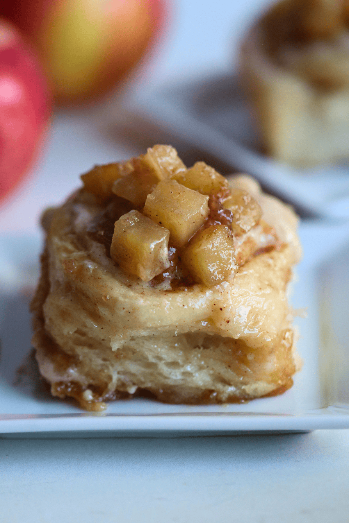 Sourdough discard apple cinnamon rolls