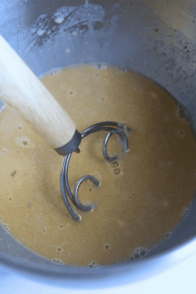 Mixed wet ingredients