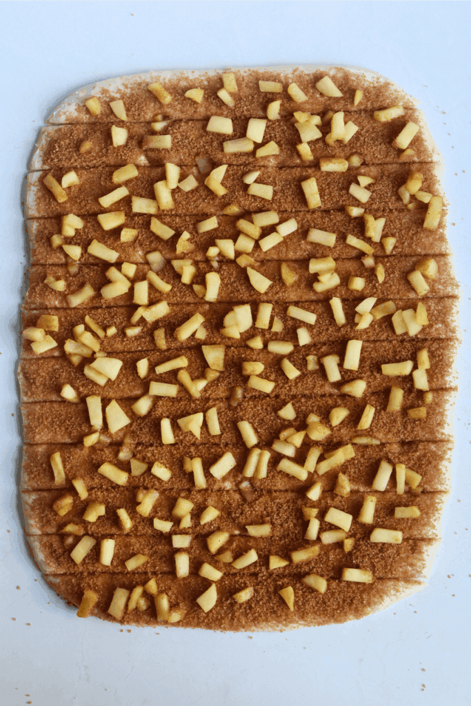 dough divided into equal pieces