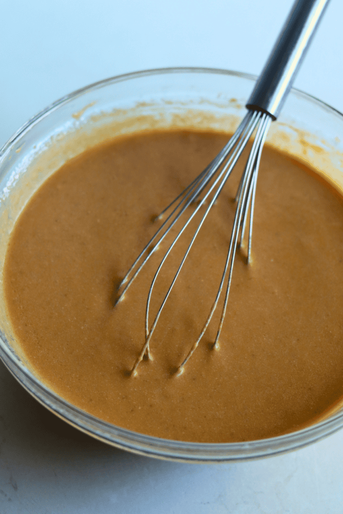 mixed wet ingredients